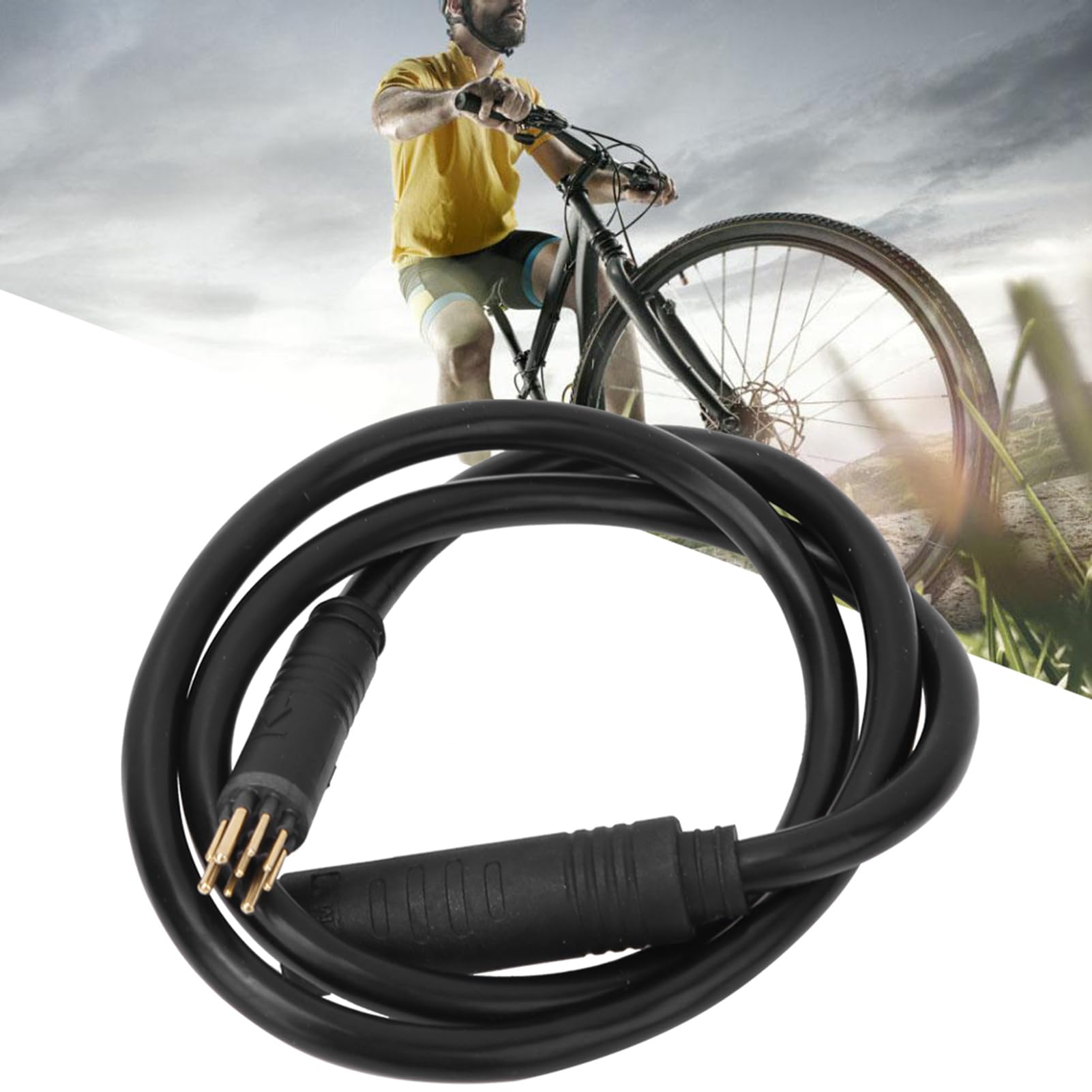 Cavo prolunga Motore Ruota 9 Pin per Bici elettrica Accessorio per Bici elettrica da Femmina a Maschio