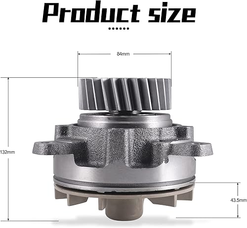 Miniatura 3 de Bomba de agua 85000786 20734268 OE reemplazo para Volvo Truck VN VNL VHD VNM D12 Excavadora EC360B EC460B EC360BLC Motor D10D D12D 8170833 8170305