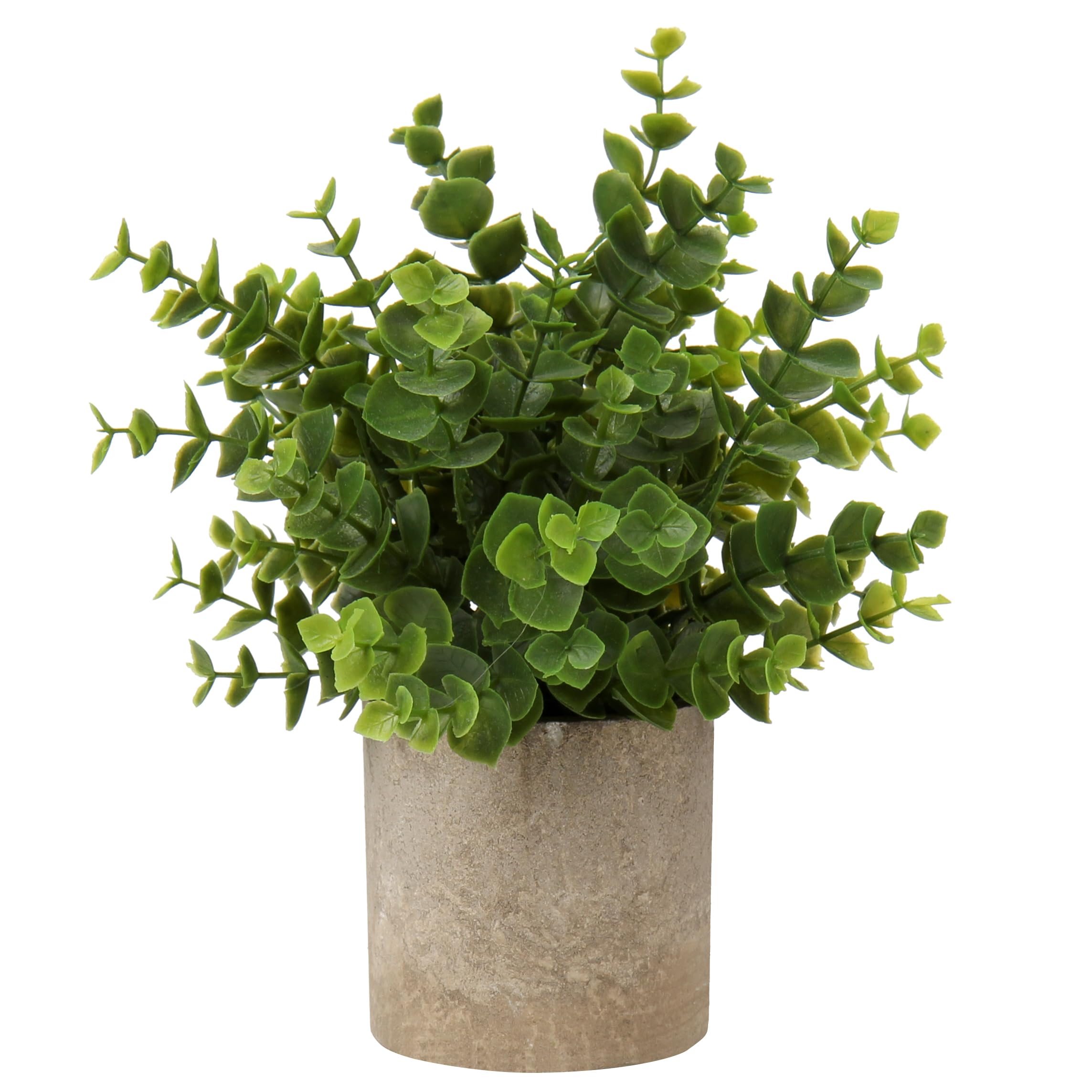 Hollyone Artificial Plants Indoor in Pots Fake Plants Decor, Small Plastic Fake Plants Potted Faux Plants for Home, Office, Desk, Bedroom, Living Room, House Decorations