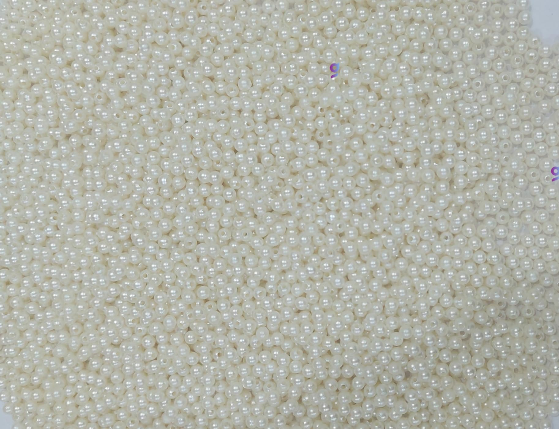 Pearl Beads for Craft & Jewelry - White -8