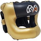 RIVAL Boxing RHGFS3 Face-Saver Sparring Headgear - Wide Eye Opening, Premium Leather, and Thermoplastic Inner Frame