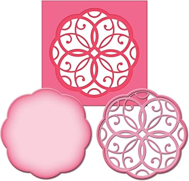 Spellbinders S2-014 Die D-Lites Medallion 1-Etched/Wafer Thin Dies