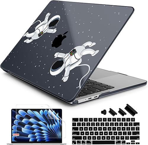 Miniatura 120 de Batianda Funda prémium para MacBook Air de 15 pulgadas 2025 M4 2024 2023 con chip M3 M2 modelo A3241/A3114/A2941, carcasa rígida diseñada