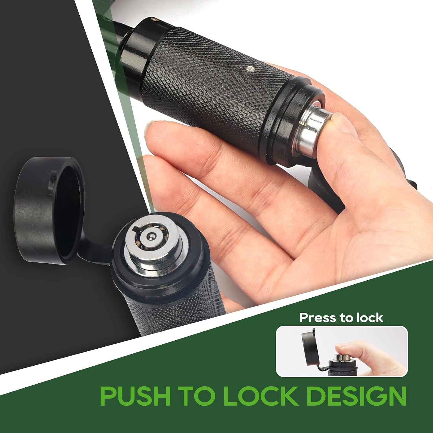 RVGUARD Trailer Hitch Lock 5/8" Dia. for Class III IV 2"& 2-1/2" Receiver, Anti-Theft Steel Locking Hitch Pin with 2 Keys for Towing Trailer/Truck/Bike Rack, 2 Pack