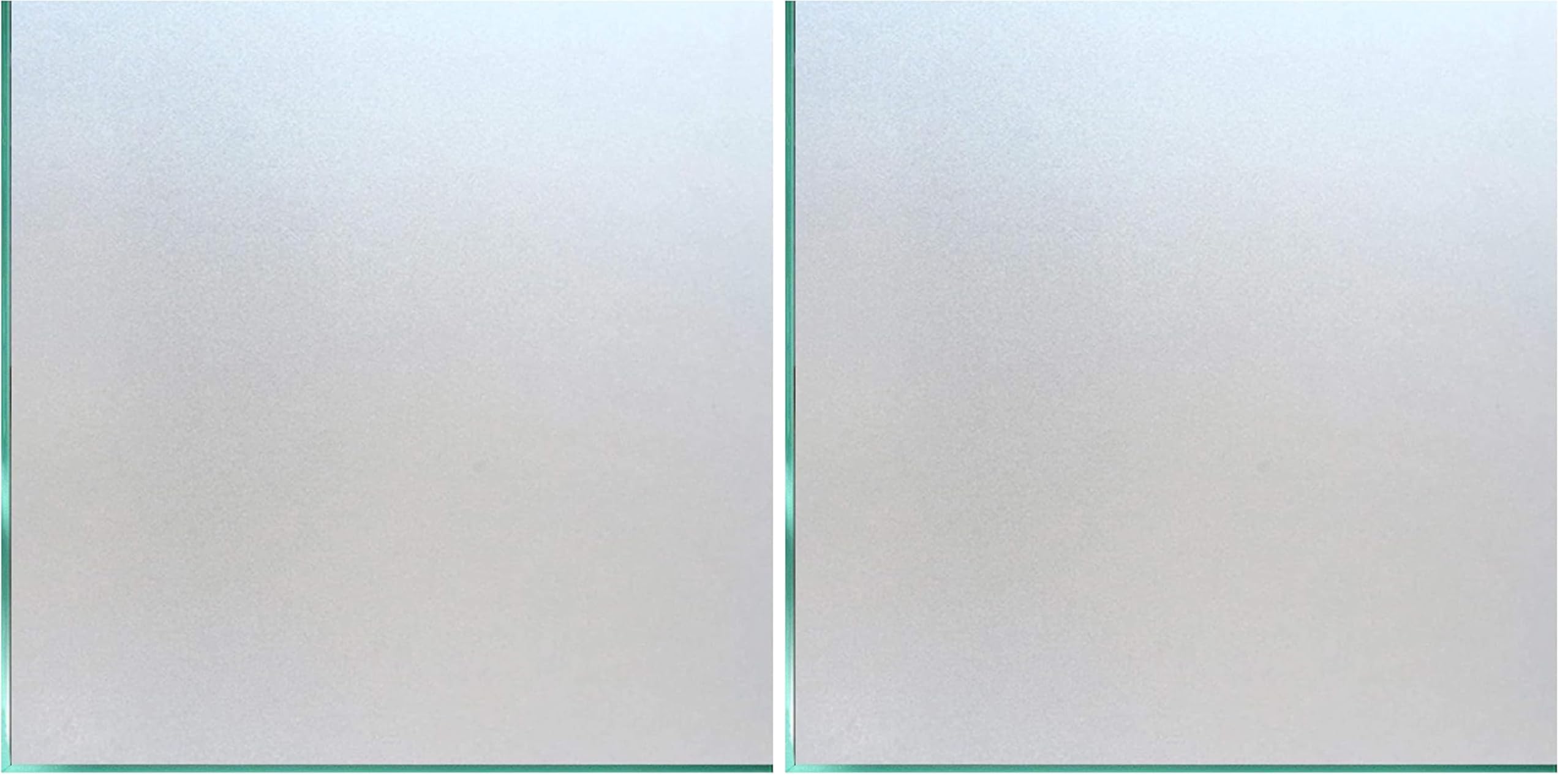 Coavas Window Privacy Film Frosted Glass Window Clings Heat Blocking Window Film Decorative Bathroom Door Window Coverings Frosting Day and Night Privacy Film Home Window Tint (17.5 x 78.7 Inch,Pure)