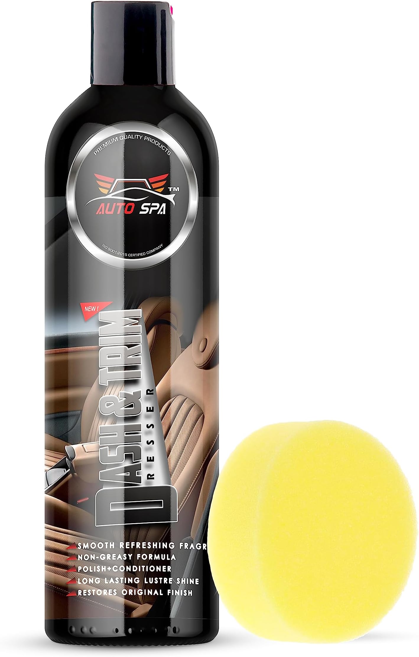 Dash&Trim Dresser -500ML Infused Advanced Nano-Technology UV Blockers,Non-Greasy,Pleasant Scented With Sponge Applicator Pad