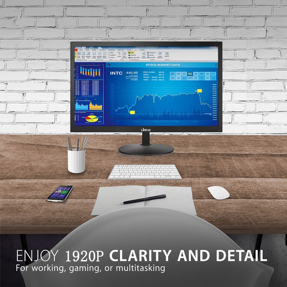Display multifunzione CCTV da 22 pollici supporta PC HDMI BNC VGA AV interfaccia di ingresso USB 1920 x 1080 schermo Full HD con altoparlante integrato LCD