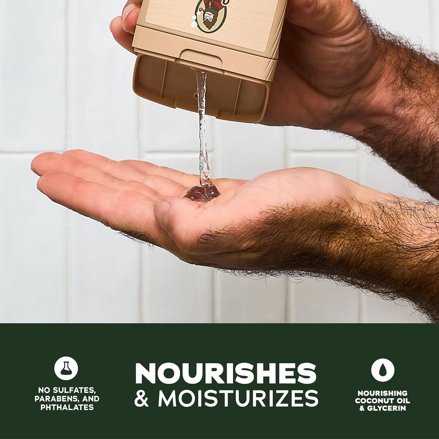 Dr. Squatch Natural Men's Body Wash Shower Gel - Cleansing, Nourishing, Long Lasting Scent, Moisturizing Body Wash for Men - Coastal Mist + Summer Citrus (14 oz, 2-Pack) - Image 2