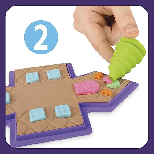 Miniatura 4 de Play-Doh Builder - Kit de construcción de casa de jengibre para niños de 5 años en adelante con 6 colores de Play-Doh no tóxicos, juego de