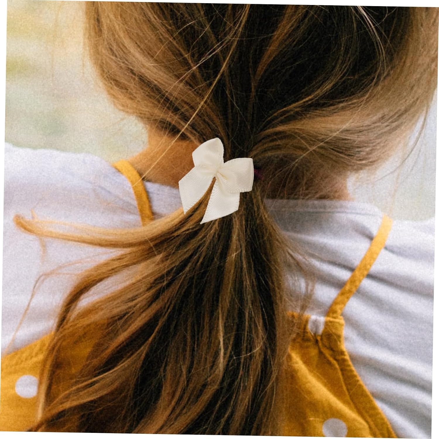 200pcs Miniature Bows Polyester Craft Bows for Hair Accessories Clothing Adornments Party Decorations Creative Wrapping and Crafts
