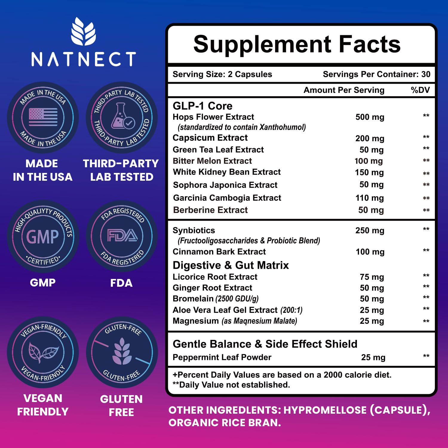 GLP-1 Supplement for Weight Loss, Appetite Control and Metabolism (60 Caps) — Amazon image 7