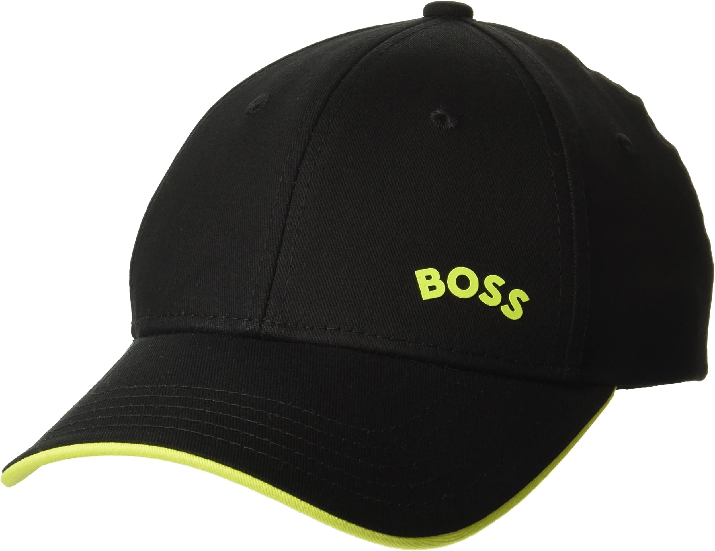 BOSSMen's Curved Logo Cotton Twill Hat