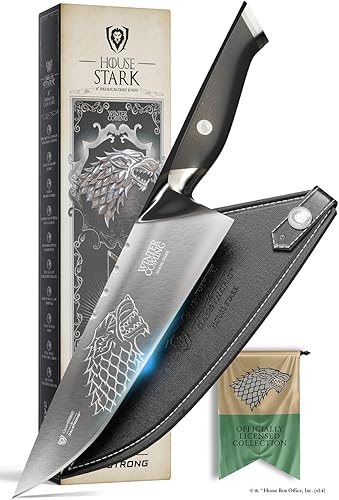 Miniatura 8 de Dalstrong Cuchillo de chef de 8 pulgadas, cuchillo Game of Thrones™ - House Targaryen™ Edition - Acero alemán de primera calidad - Mango profesional