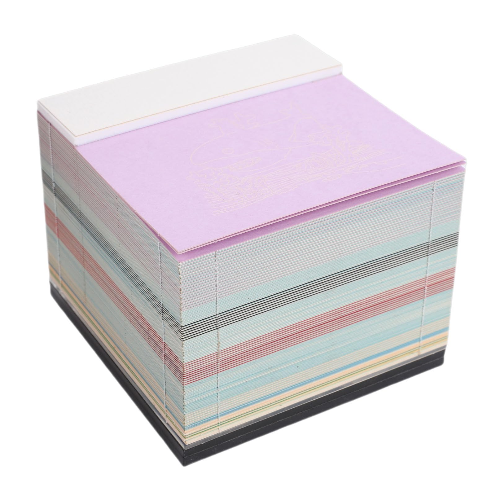 3D-Ozean-Notizblock, Papierschnitzkalender mit LED-Licht
