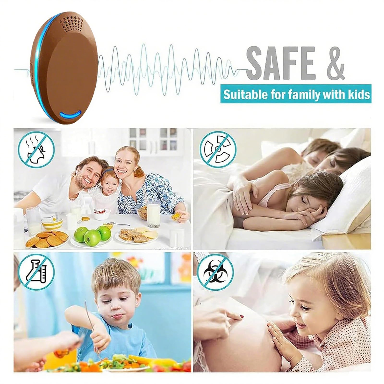 Easy to Use,Effective,Suitable for Indoor,5 Pack,Brown