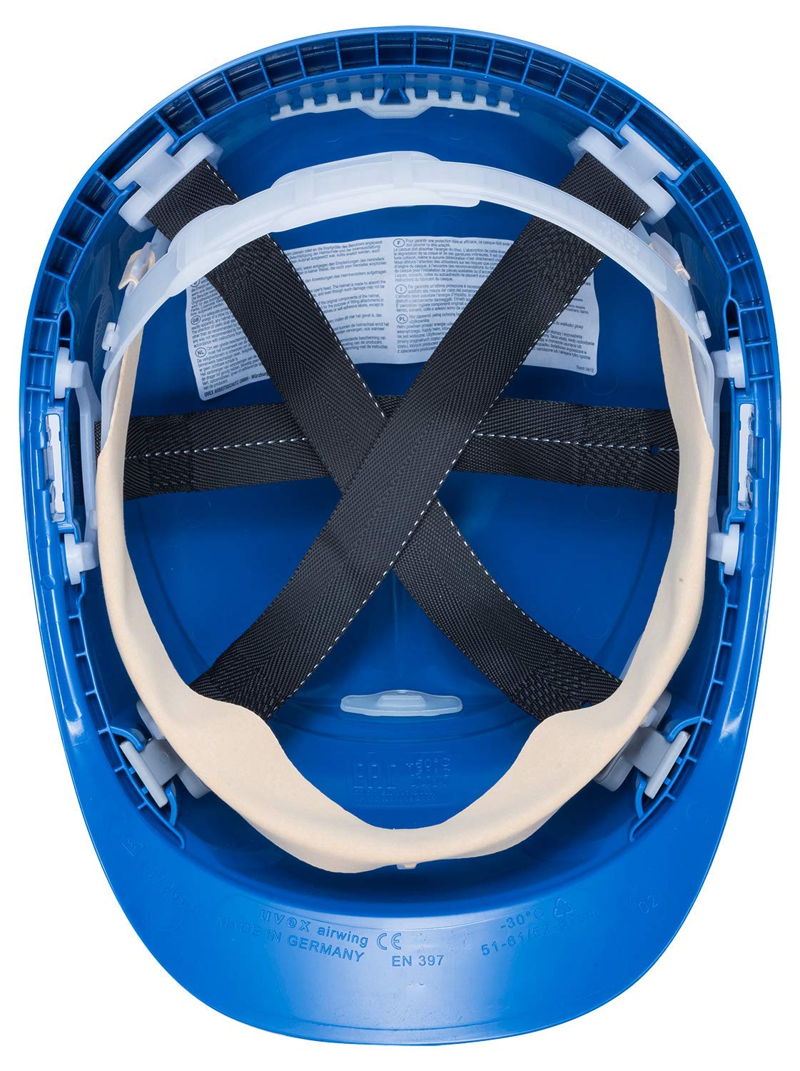 Uvex Airwing B kask ochronny wentylowany niebieski
