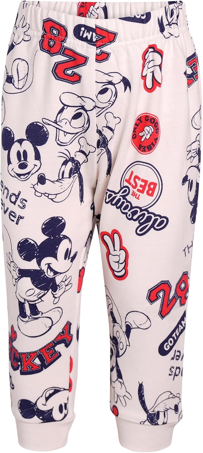 Magic Threadz Disney Clothes Baby Boys Fleece Hoodie & Pants Outfit Set – Mickey Mouse, Toy Story & Spiderman (12M–24M)