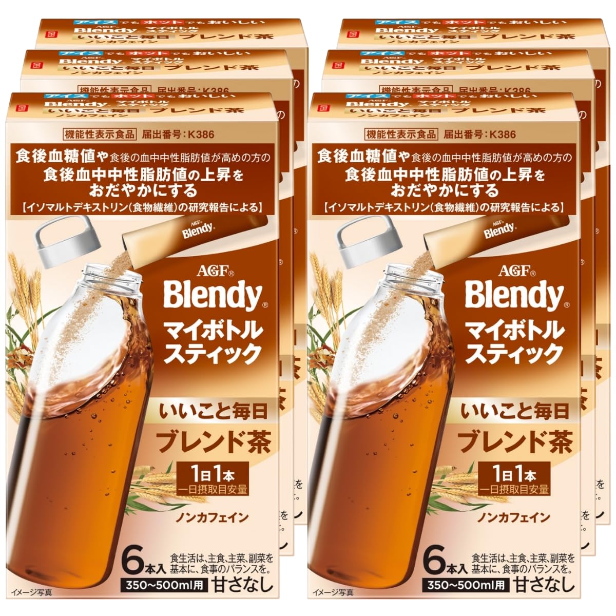 AGF ブレンディ マイボトルスティック いいこと毎日 ブレンド茶 6本×6箱…