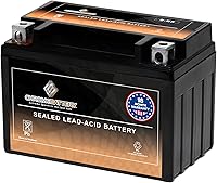 Vista 19 de Batería de motocicleta YTX5L-BS de alto rendimiento, libre de mantenimiento, sellada con AGM