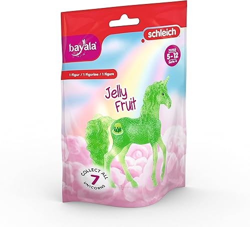 Miniatura 5 de Schleich bayala, Figura coleccionable de unicornio para niñas y niños, figura de unicornio de fruta de gelatina (serie de postres), a partir de 5