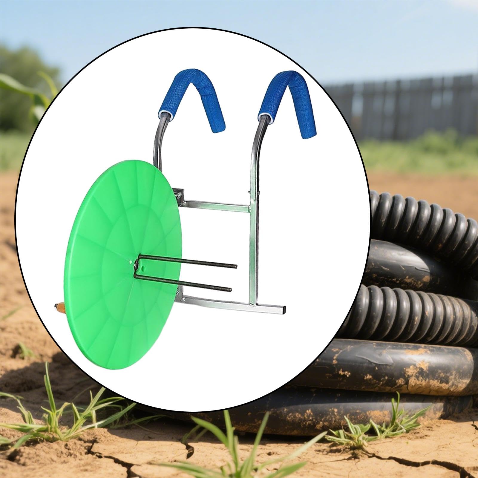F Fityle Organizador de Carrete de Manguera, Soporte para Manguera de Agua, Soporte para tuberías para Granjas, Lavado de Autos, Patios, Limpieza Exterior.