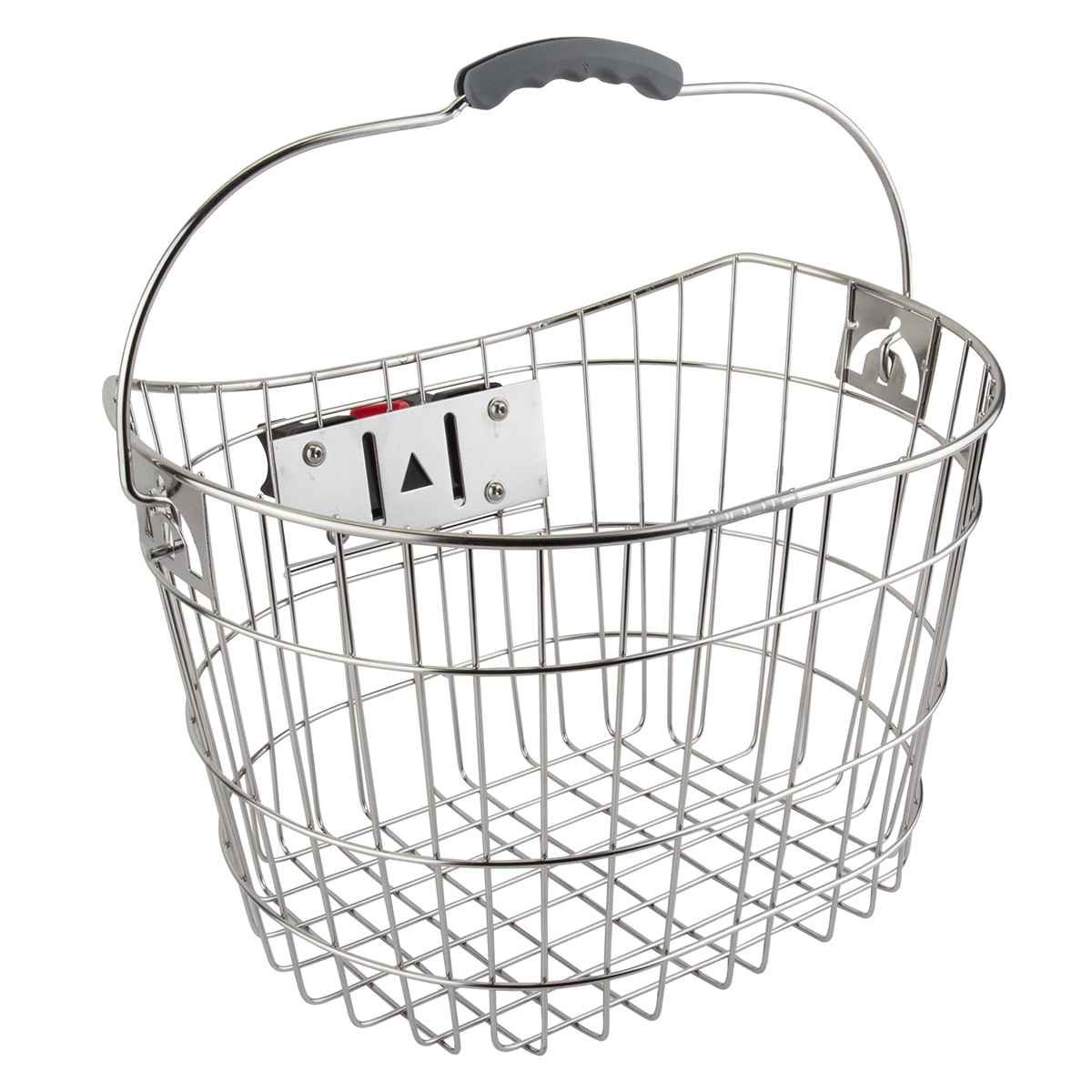 Sunlite Stainless Steel Quick Release Basket, 15.4 x 11 x 9, Silver