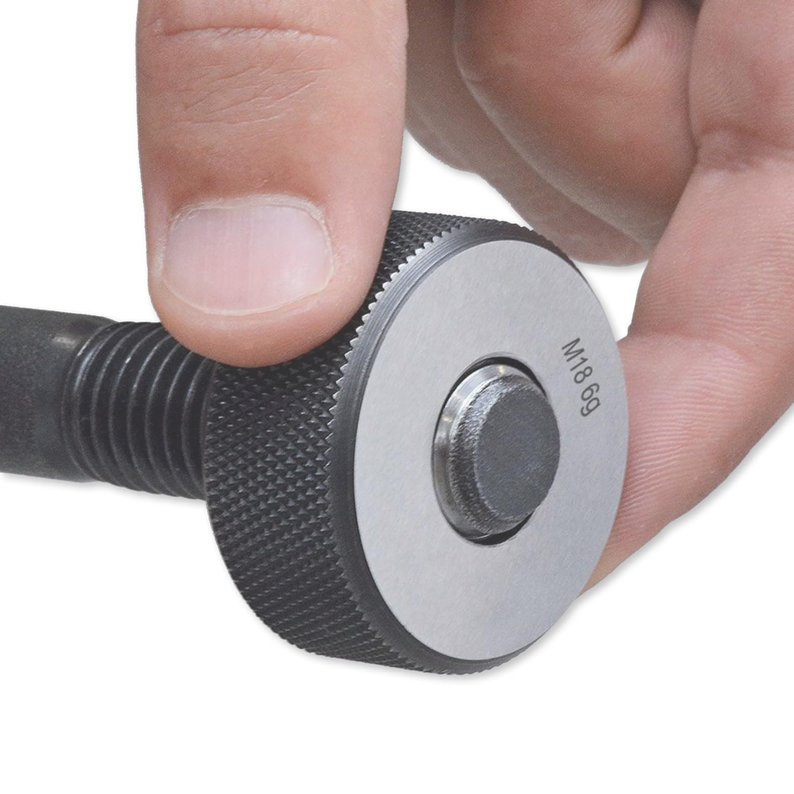 ASIMETO Gut-Gewindelehrring M10 6g metrisches ISO-Regelgewinde Lehrenstahl