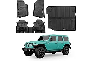 2018-2024 Jeep Wrangler JL 4-Door All Weather Floor Mats