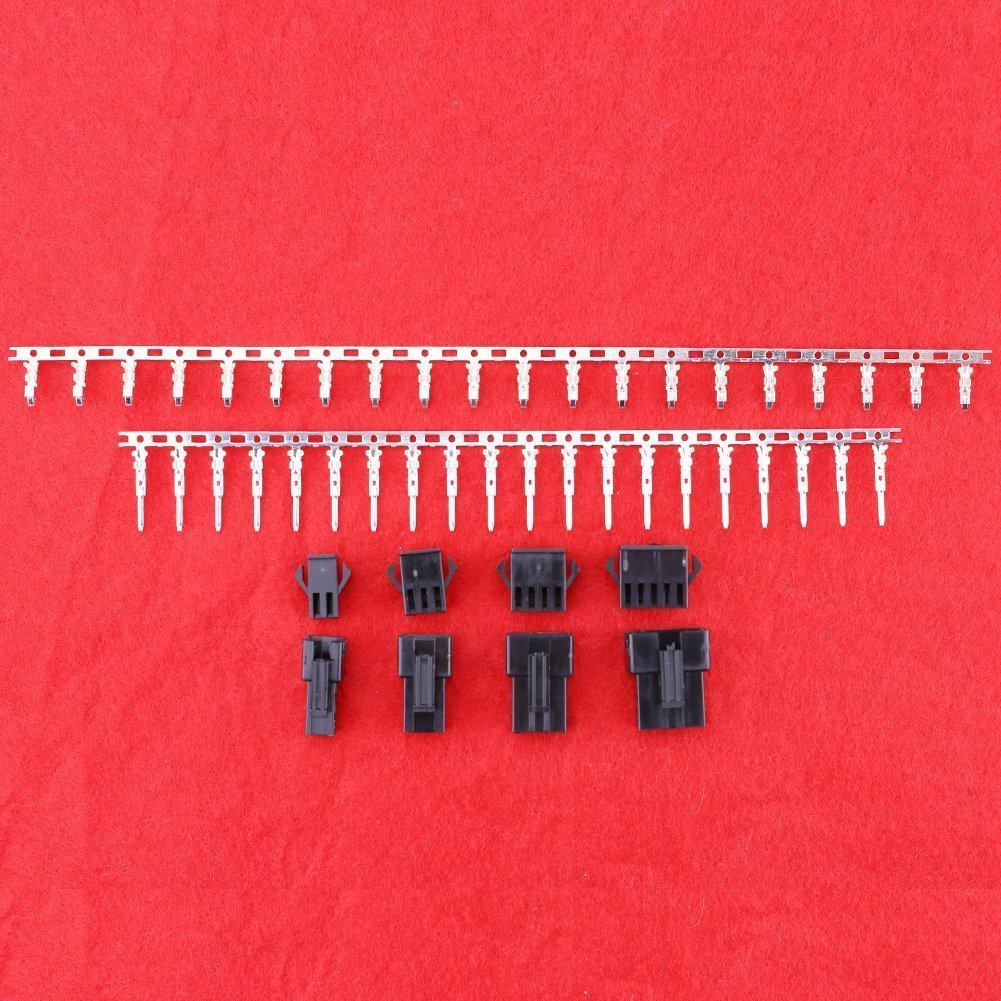 Hilitchi 520Pcs 2.5mm Pitch 2 3 4 5 Pin JST SM Male & Female Plug Housing and Male/Female Pin Header Crimp Terminals Connector Kit by Hilitchi - Image 2