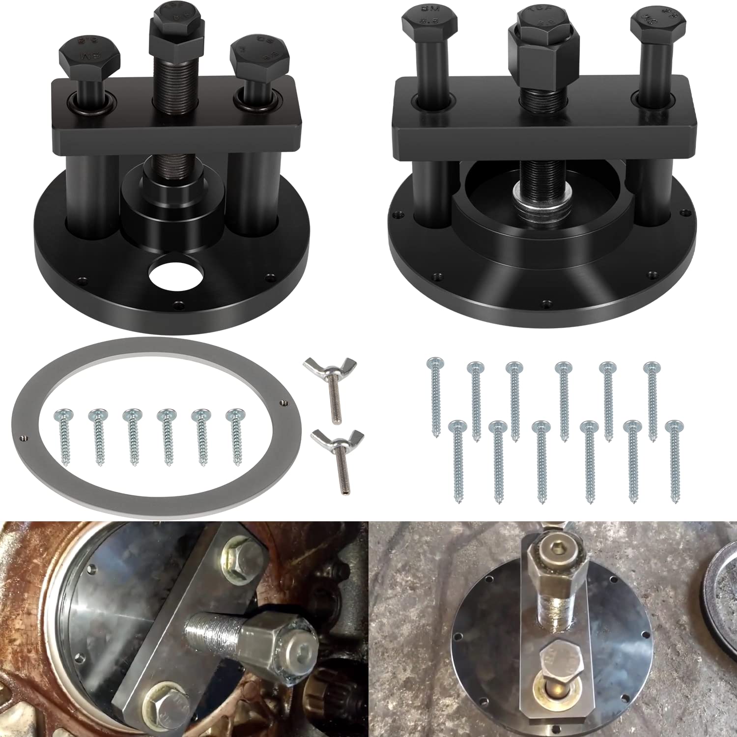 For Detroit Diesel DD13 DD15 Front & Rear Crankshaft Oil Seal Remover Installer Tool Master Kit Alternative to W470589004300 W541589023300 W541589003400