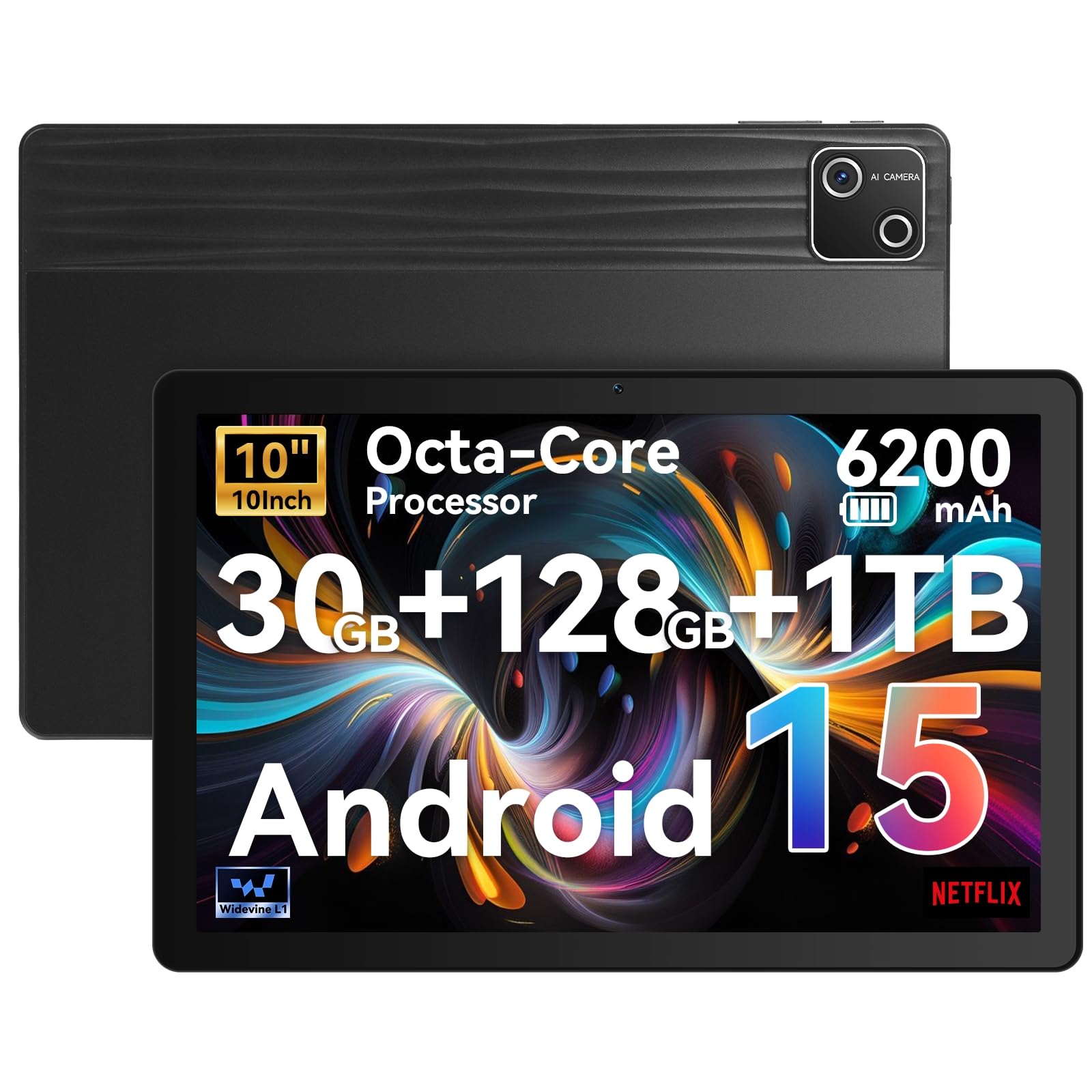 Amazon.com : Tablet, 10 inch tablet Android 15 with Octa-core