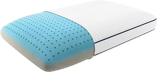 Serta Perfect Sleeper - Almohada de espuma viscoelástica con infusión de cobre tradicional de gran tamaño