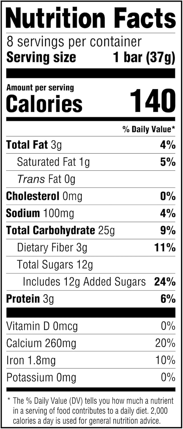 n Grocery, Fruit & Grain Cereal Bars, Raspberry,8 Ct
