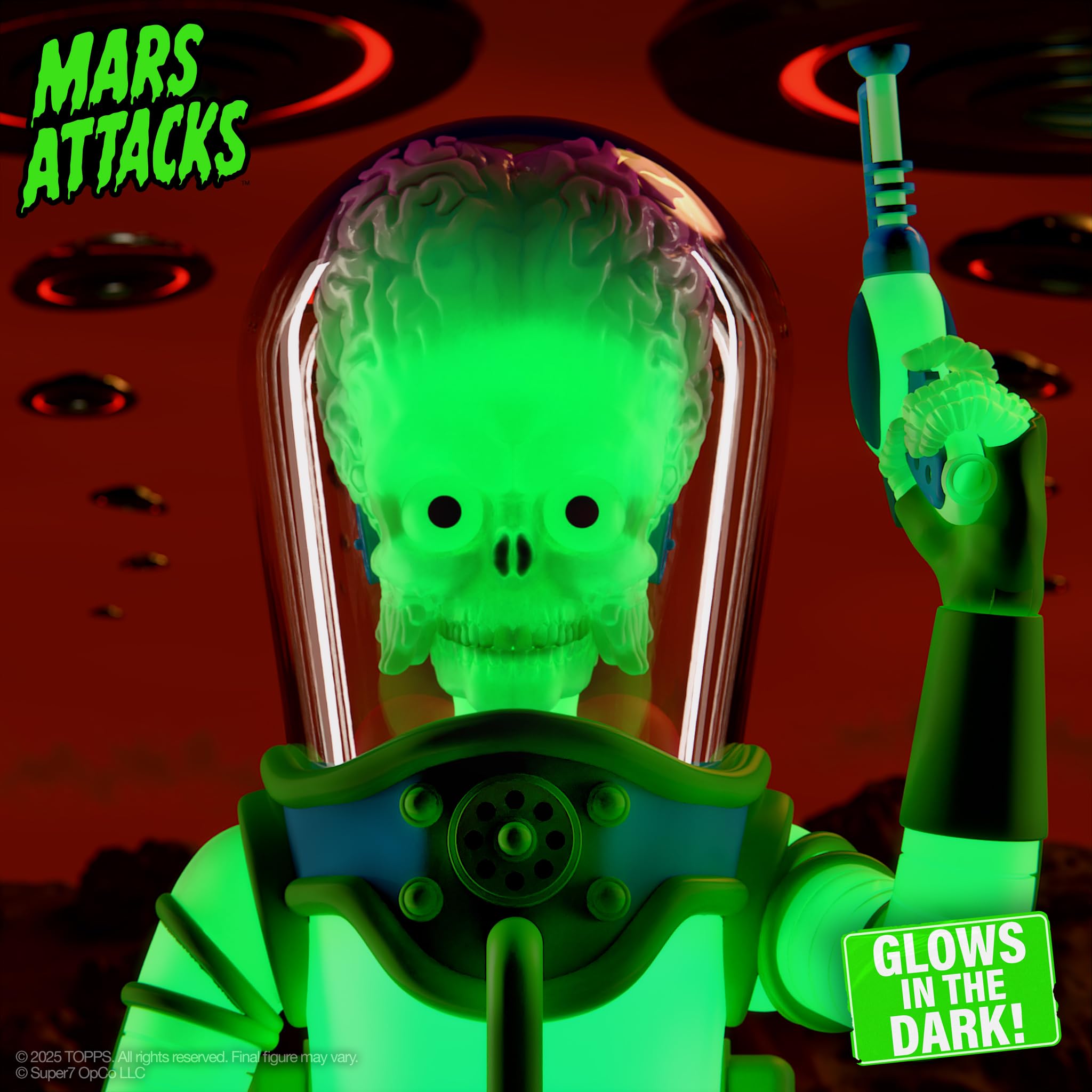 Amazon.com: Super7 ULTIMATES! Mars Attacks Martian The Invasion
