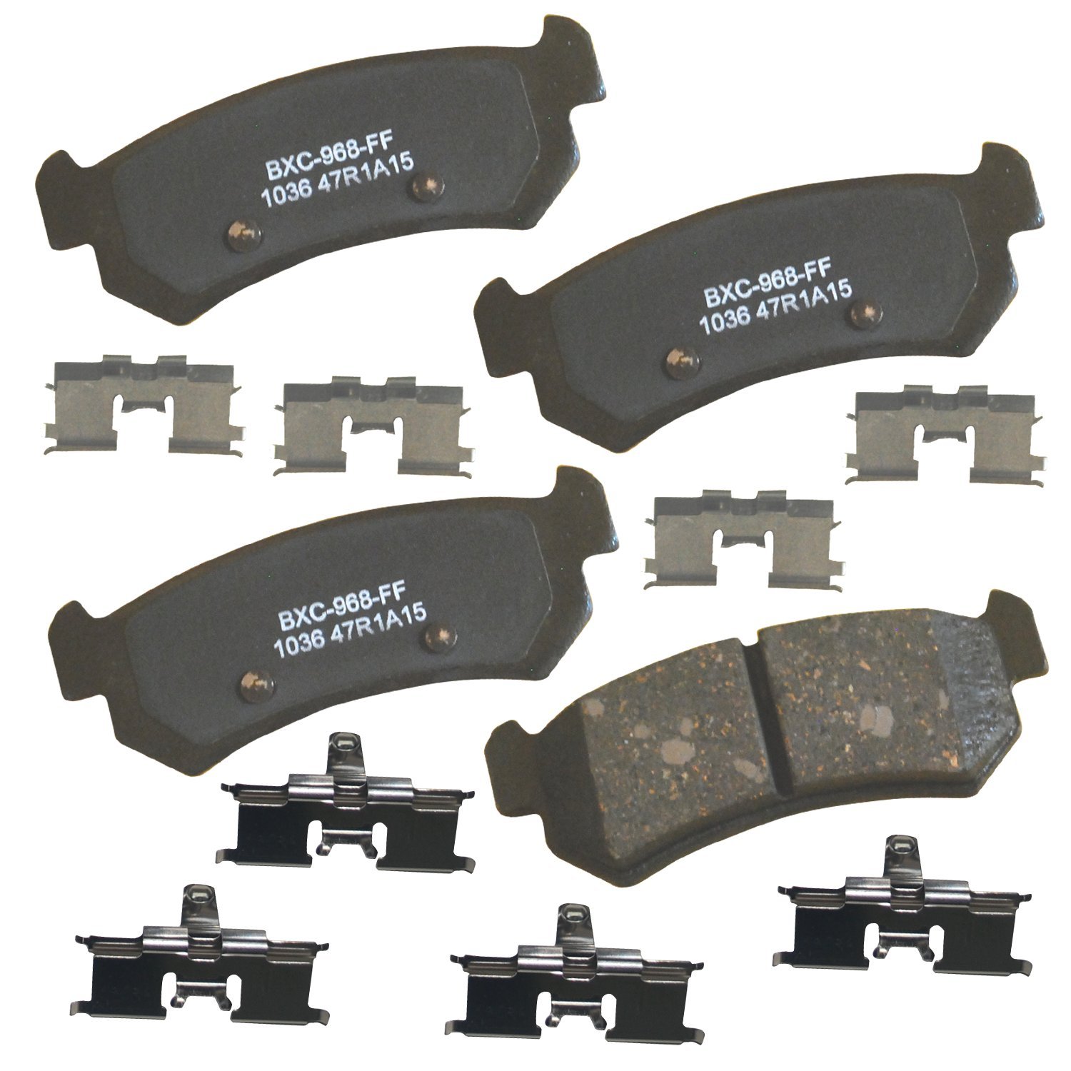 Bendix Premium SBC1036 Ceramic Rear Brake Pads for Chevrolet Optra 2006-2004, Suzuki Forenza 2006-2004, Reno 2006-2005