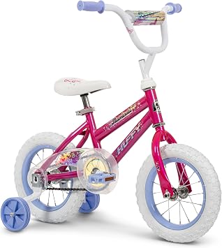 Huffy Illuminate 12/16/20 Inch Girls Bike, Multiple Color Options | Removable Training Wheels 12" and 16" Only, EZ Build Assembly, Girls Bicycle, Streamers 16" and 20" Only, Children