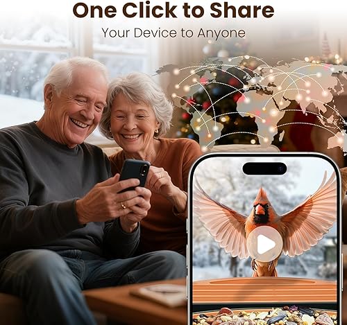 Miniatura 6 de Comedero inteligente para pájaros con cámara verde