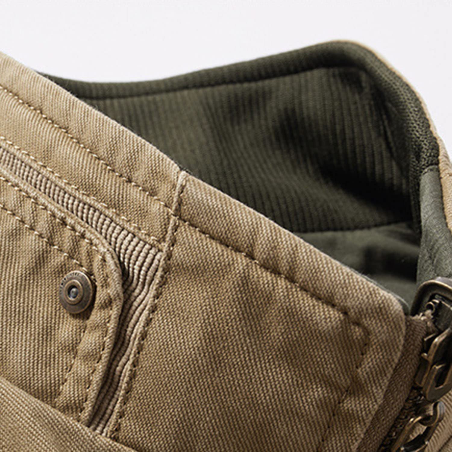 Chaleco para Hombre Sin Mangas Chaleco De Cuello Alto Chaleco con Multibolsillos Chaqueta Casual para Exteriores para Pesca Fotografía Viajes
