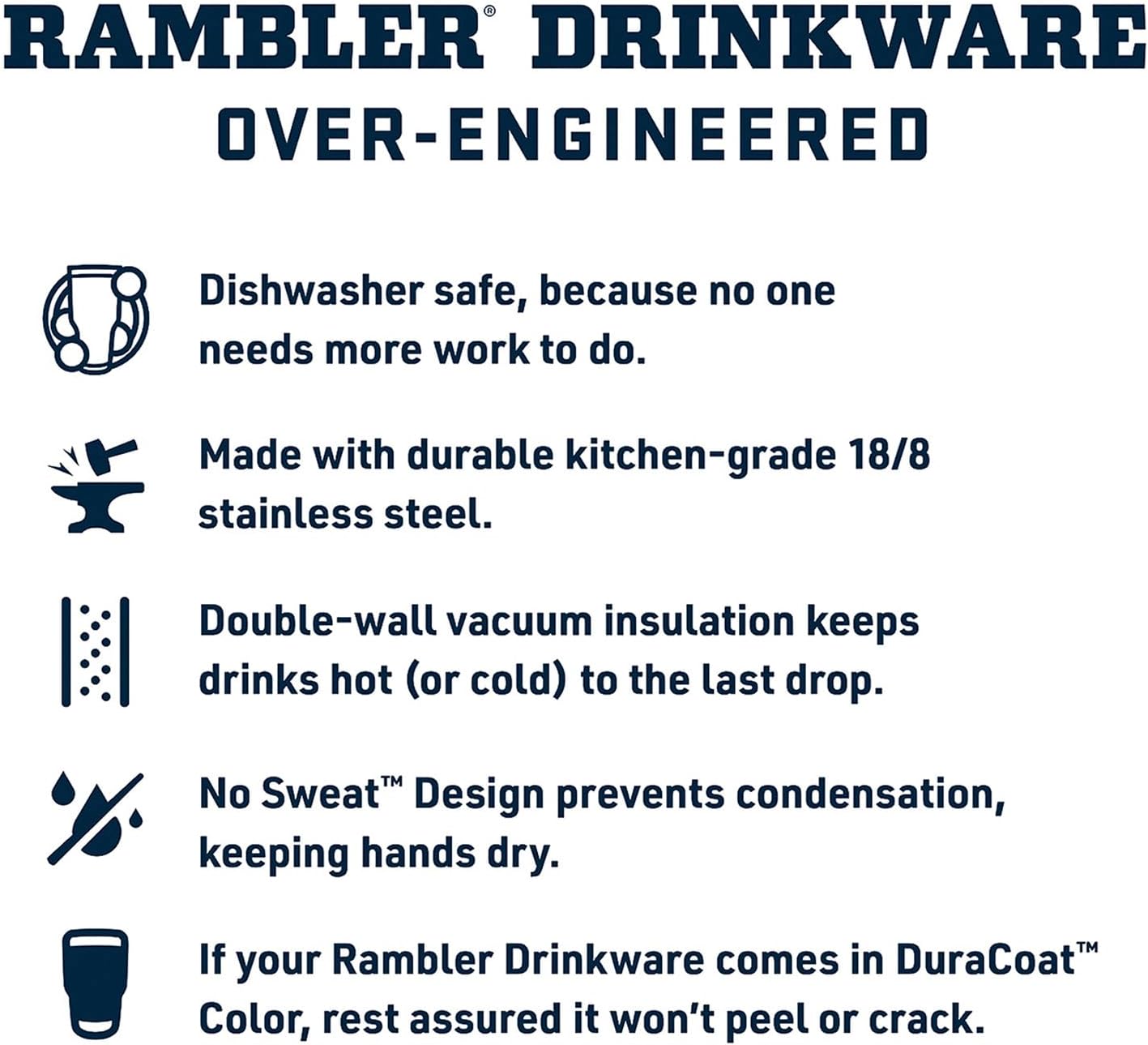 YETI Rambler 20 oz Stackable Tumbler, Stainless Steel, Vacuum Insulated with MagSlider Lid - Image 4