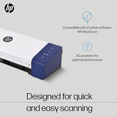 Miniatura 4 de HP Compact Desktop Duplex USB Mobile Document & Photo Scanner with Auto-Feed Tray for Portable 2-Sided Digital Scanning, Model HPPS200, for Home &