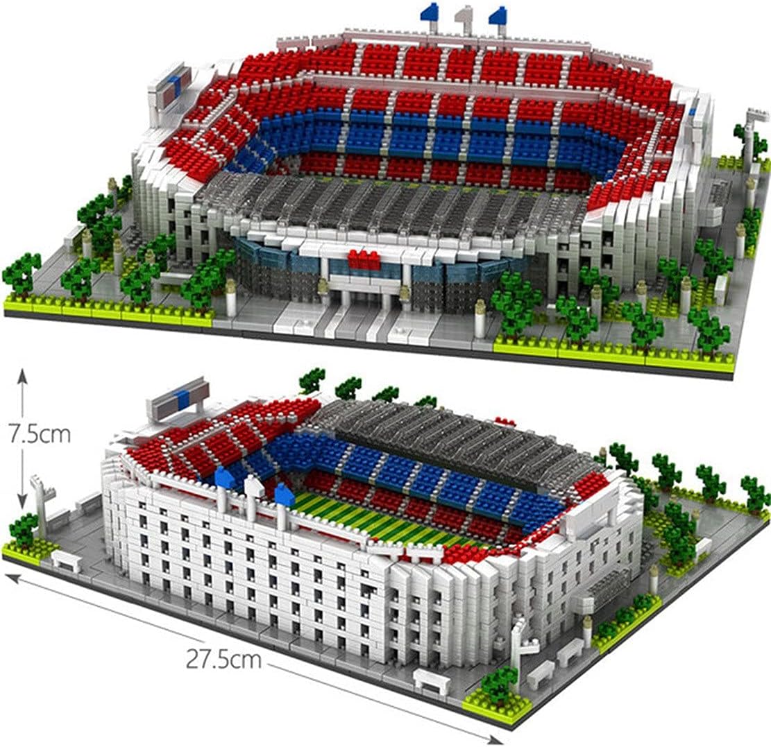 3500Pcs Camp NOU Blocks Bricks Barcelona FC Football Blocks Building Set Football Toys (Without Original Box)