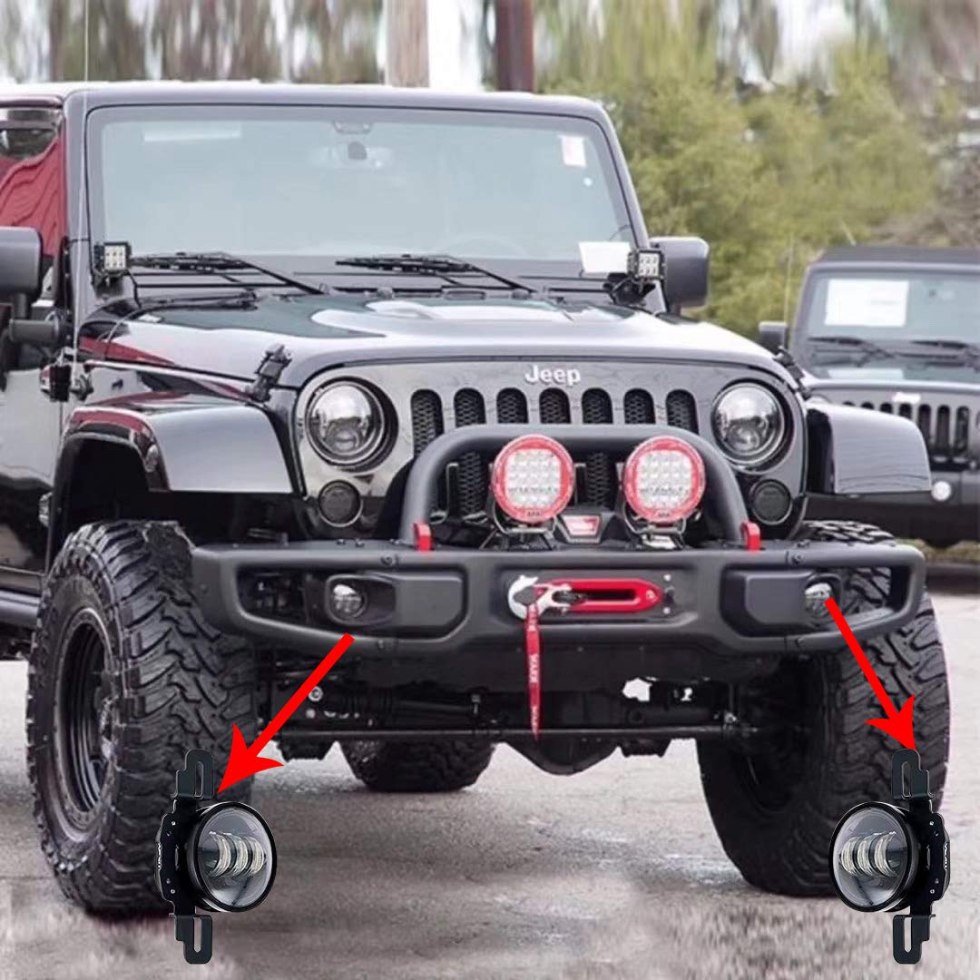 SXMA 10. rocznica zderzaka światła przeciwmgielnego wspornik stalowy do Jee p JK Wrangler tylko 10-lecie zderzaka światła przeciwmgielne 1 para J361