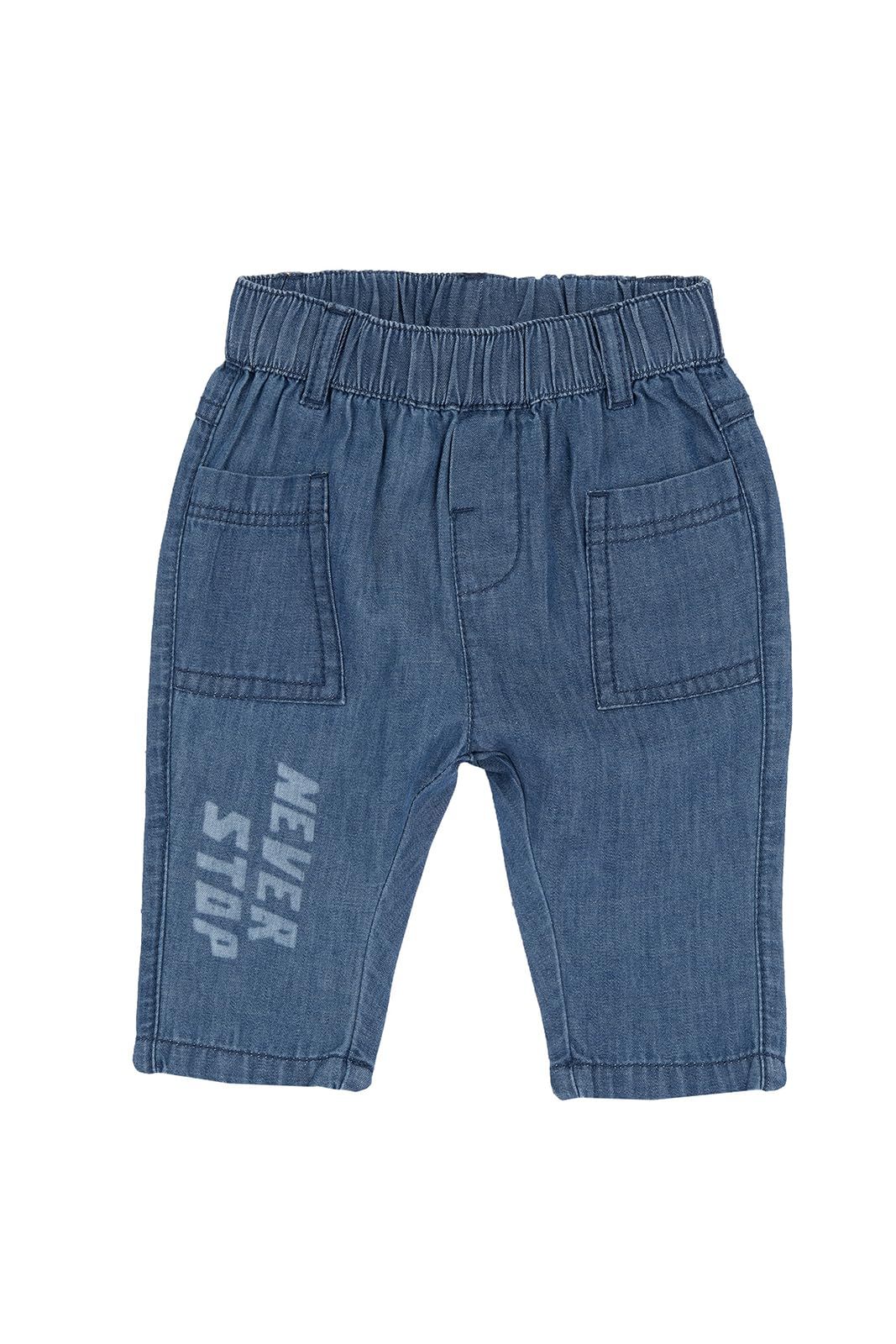Chicco Pantalon Effet Jean, en Coton Mixte Enfant
