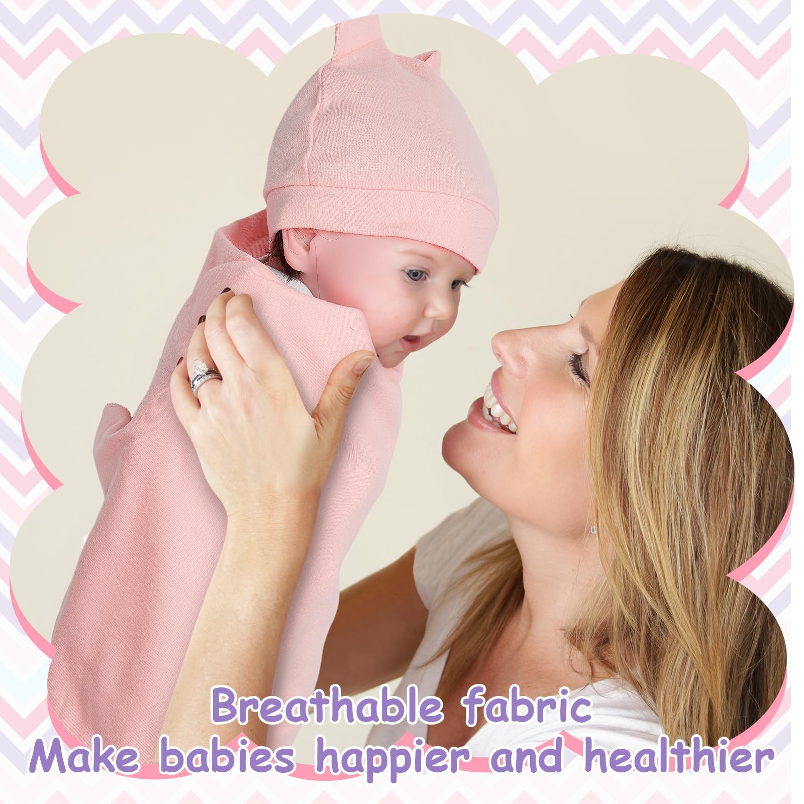 Blanket Newborn Swaddle Velcro Velcro Sleepsack Wearable Blanket