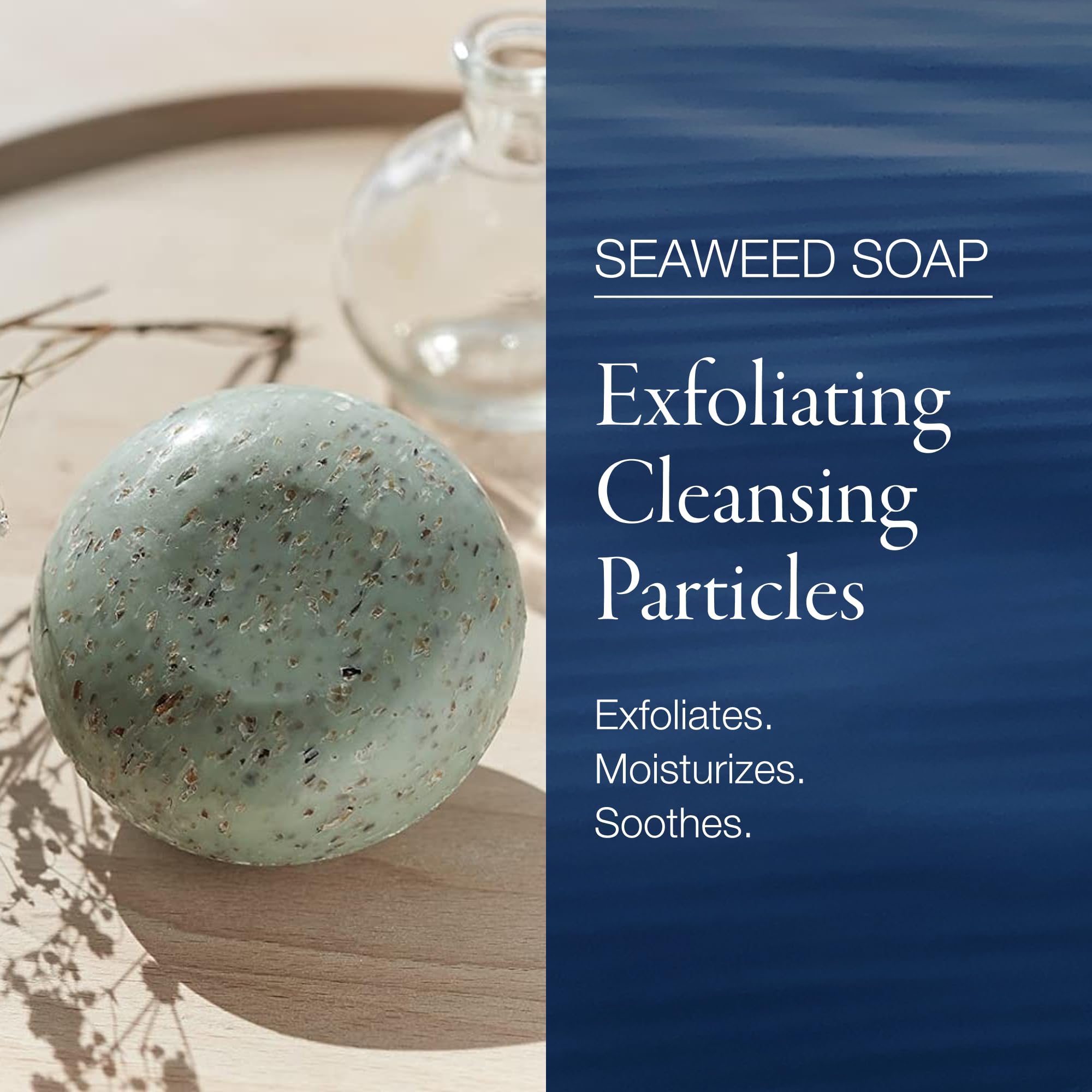 Phytomer Exfoliating Seaweed Soap Bar with Red Algae and Glycerine, 150 g
