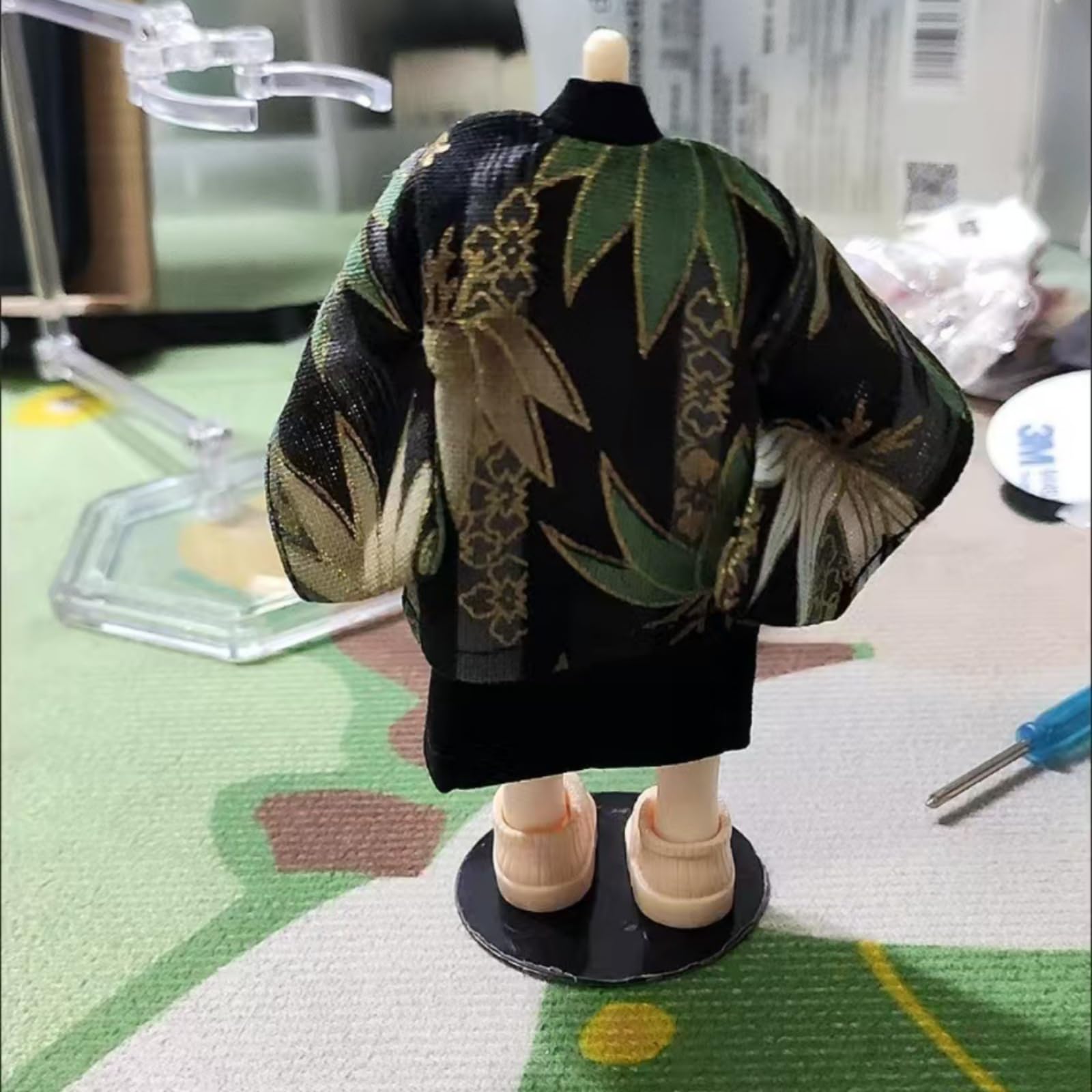 人形 order kimono three pieces of clothing. CLOVRIX® 3 Pieces Japanese Style 3-Piece Kimono Doll Outfit Wide