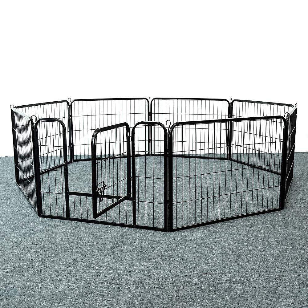 Barriera di sicurezza Recinzione Camino per bambini cane gatto Firewall Barriera scale Barričre Gabbia Firewall griglia di protezione 8 pannelli pieghevoli, 80 x 60 cm (8 pezzi)