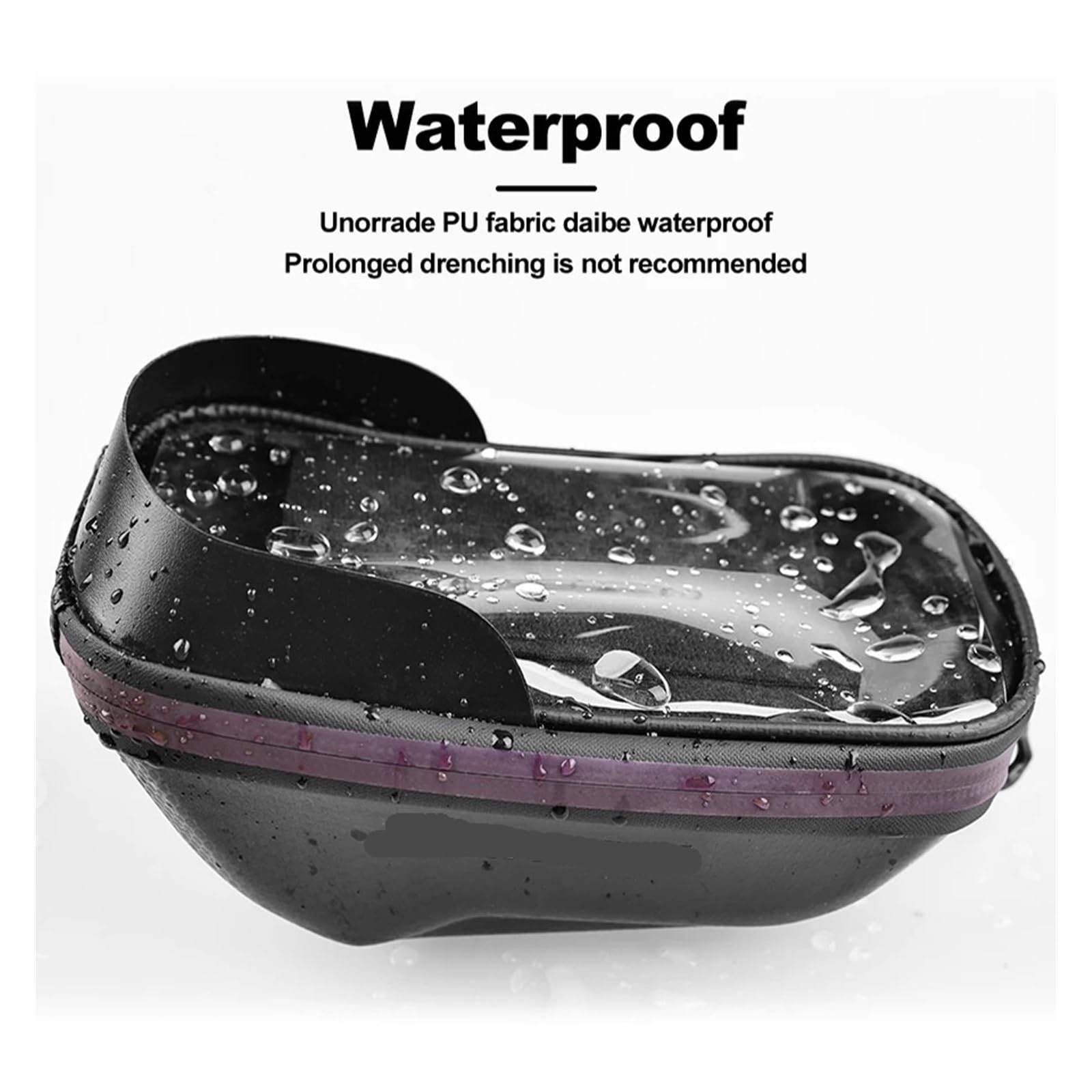 1 szt. Wodoodporna torba do mocowania telefonu rowerowego 1,4 l EVA Hardshell