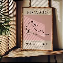Fark Tan t m Picasso  er evesiz Poster, Modern Dekoratif  er evesiz Poster, Tablo, Picasso-4, 30 x 40