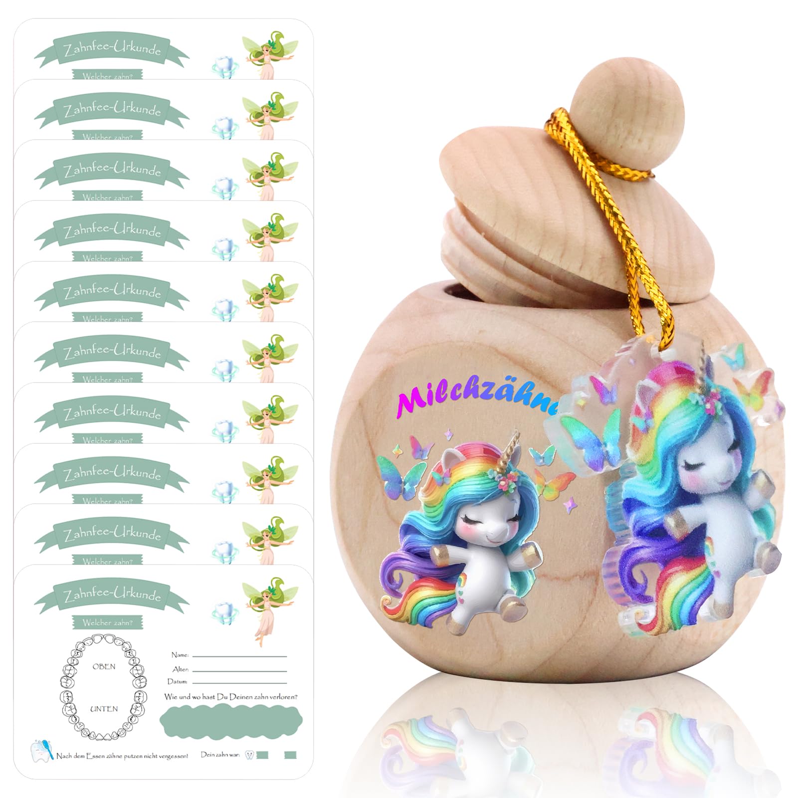 SPERMUOY Milchzahndose Zahndose milchzähne mädchen,Milchzahndose mädchen Zahnbox für milchzähne milchzahnbox zahndose kinder zähne box für Familie Zeremonie